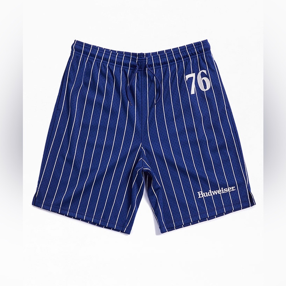 Budweiser by PacSun Team Mesh Shorts-Size Medium